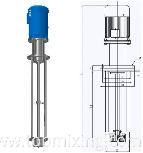 High Shear Top In Emulsifier Mixer2